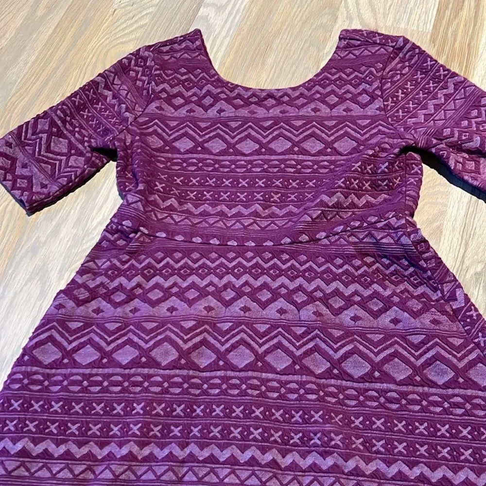 Gymboree Scoop Neck Geometric Dress Size 8